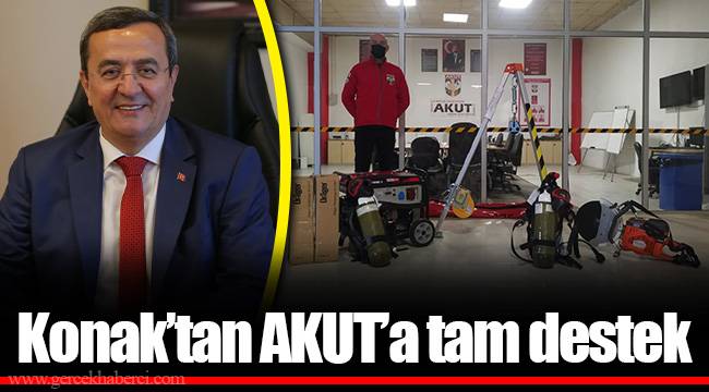 Konak’tan AKUT’a tam destek