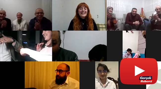 Korona virüs bunu da yaptırdı, online kız isteme merasimi