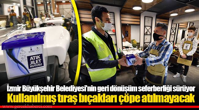 Kullanılmış tıraş bıçakları çöpe atılmayacak