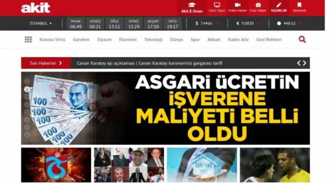 Milyonlar geçim, Akit patron kasasının derdinde: Bu manşeti TÜSİAD atmış olmalı