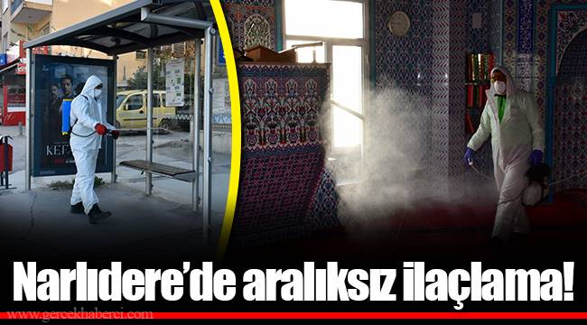 Narlıdere’de aralıksız ilaçlama!
