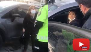 Öfkeli öğretmen polislere hakaret etti, aracını üzerlerine sürdü