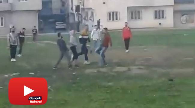 Sokağa çıkma kısıtlamasında çift kale maç yaptılar