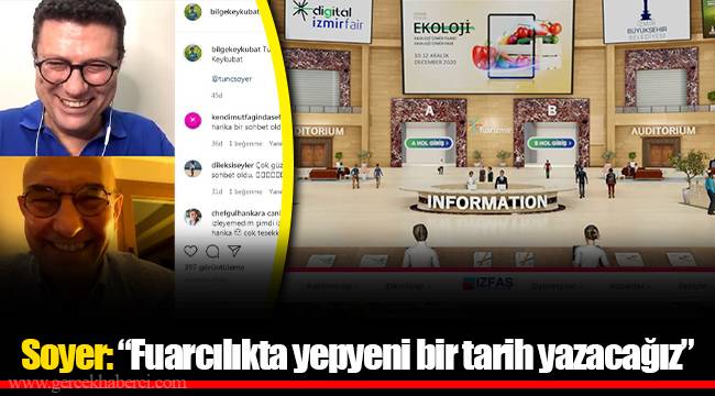 Soyer: “Fuarcılıkta yepyeni bir tarih yazacağız”