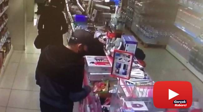 Soygun girişimi kameralara yakalandı