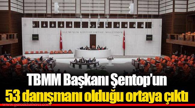 TBMM Başkanı Şentop’un 53 danışmanı olduğu ortaya çıktı
