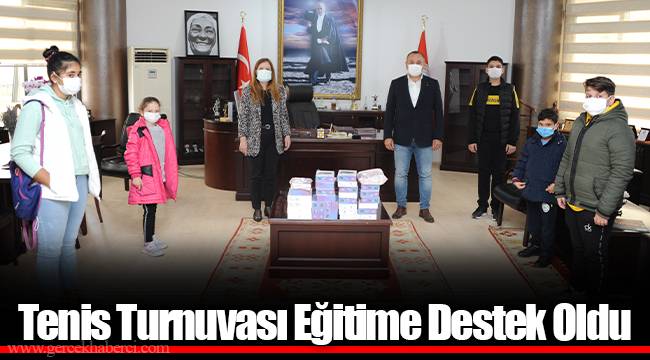 Tenis Turnuvası Eğitime Destek Oldu