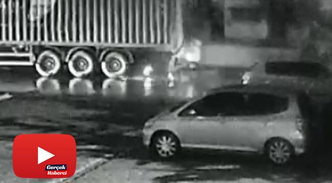 Tıra çarpan motosikletlinin feci ölümü