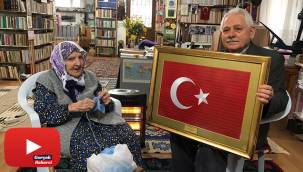 118 yaşındaki Zeliha nineden Mehmetçik'e hediye