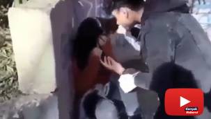 18 yaşından küçük sevgilisini darp ederek kayda aldı