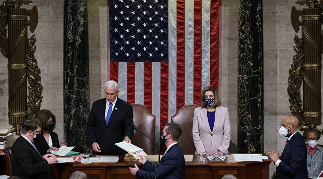 ABD Kongresi resmen tescilledi: Biden, ABD'nin yeni başkanı