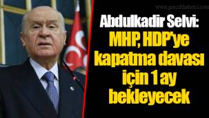 Abdulkadir Selvi: MHP, HDP'ye kapatma davası için 1 ay bekleyecek