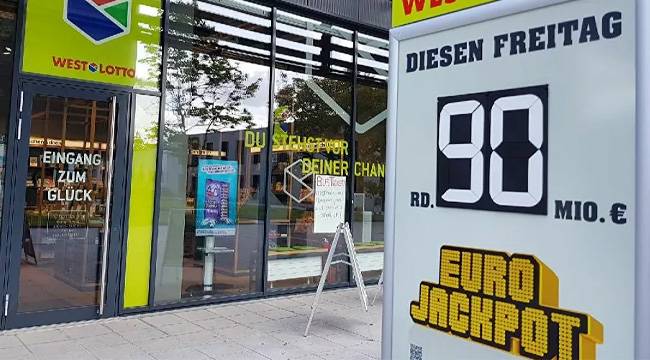 Almanya’da 94.8 milyon euro'luk büyük ikramiye Türk vatandaşına isabet etti