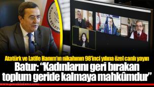 Atatürk ve Latife Hanım’ın nikahının 98’inci yılına özel canlı yayın