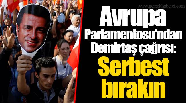 Avrupa Parlamentosu'ndan Demirtaş çağrısı: Serbest bırakın