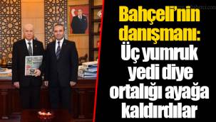 Bahçeli’nin danışmanı: Üç yumruk yedi diye ortalığı ayağa kaldırdılar