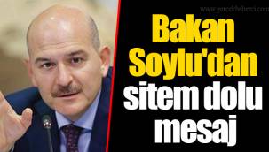 Bakan Soylu'dan sitem dolu mesaj