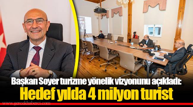 Başkan Soyer turizme yönelik vizyonunu açıkladı: Hedef yılda 4 milyon turist