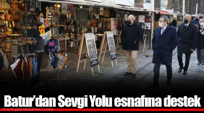 Batur’dan Sevgi Yolu esnafına destek