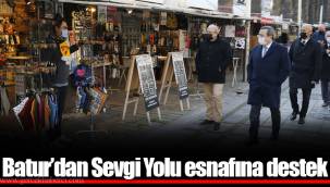 Batur’dan Sevgi Yolu esnafına destek