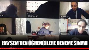 BAYSEM'DEN ÖĞRENCİLERE DENEME SINAVI