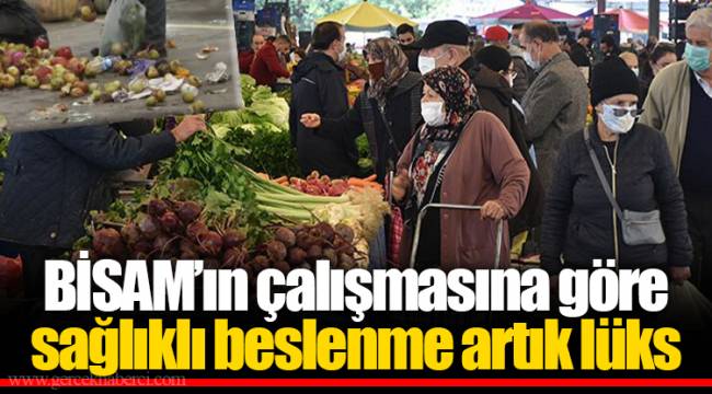 BİSAM’ın çalışmasına göre sağlıklı beslenme artık lüks