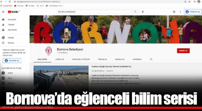 Bornova’da eğlenceli bilim serisi