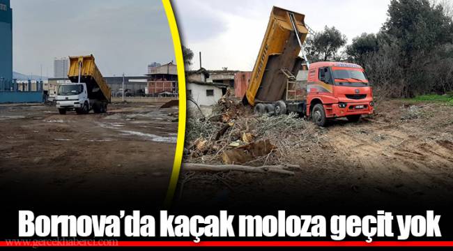 Bornova’da kaçak moloza geçit yok