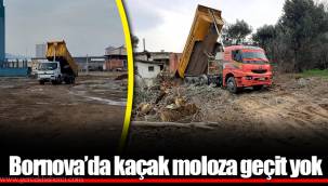 Bornova’da kaçak moloza geçit yok