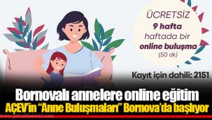 Bornovalı annelere online eğitim