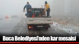Buca Belediyesi’nden kar mesaisi