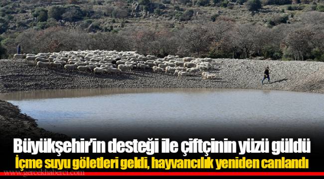 Büyükşehir’in desteği ile çiftçinin yüzü güldü