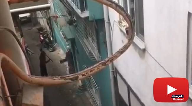 Çaydanlıkla polise saldıran kadın serbest kalınca mahalle sakinlerine sopayla saldırdı