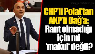 CHP’li Polat’tan AKP’li Dağ’a: Rant olmadığı için mi ‘makul‘ değil?