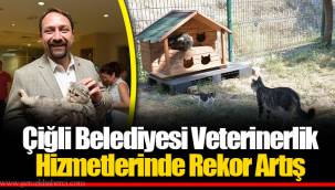 Çiğli Belediyesi Veterinerlik Hizmetlerinde Rekor Artış