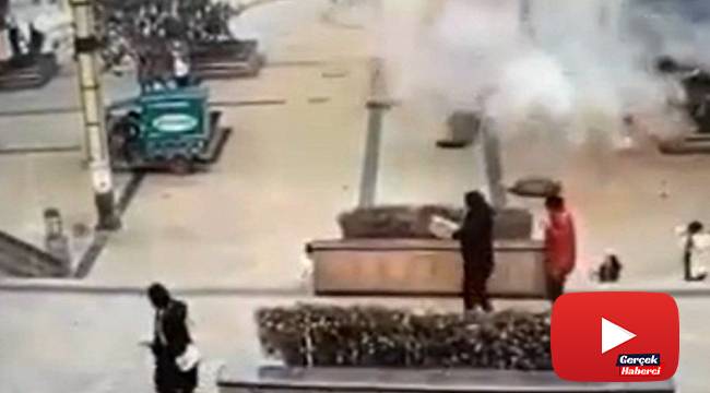 Çin'de çocuk fişeği kanalizasyona atınca ortalık savaş alanına döndü