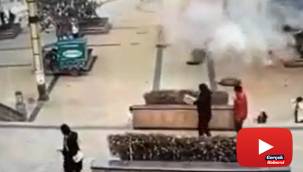 Çin'de çocuk fişeği kanalizasyona atınca ortalık savaş alanına döndü