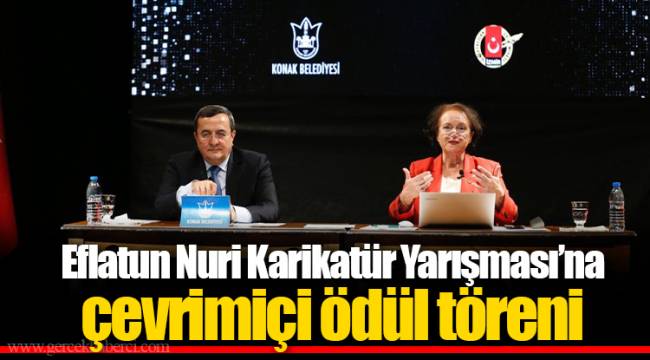 Eflatun Nuri Karikatür Yarışması’na çevrimiçi ödül töreni