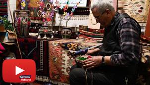 Eski küpler, tarihi elbiseler ve eski keçeler sanat eseri oluyor
