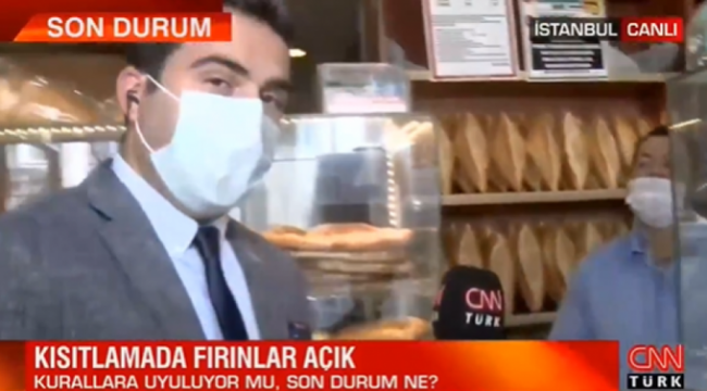Esnafın cevabını duyunca mikrofonu geri çeken CNN Türk muhabiri özür diled