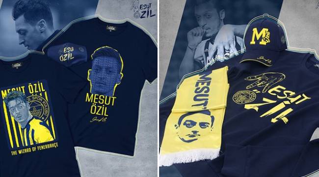 Fenerbahçe, Mesut Özil ürünlerini satışa çıkardı