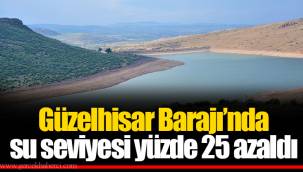 Güzelhisar Barajı’nda su seviyesi yüzde 25 azaldı
