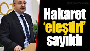 Hakaret ‘eleştiri’ sayıldı