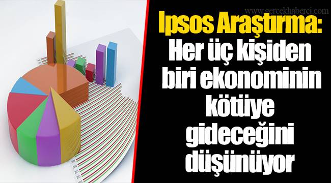 Ipsos Araştırma: Her üç kişiden biri ekonominin kötüye gideceğini düşünüyor