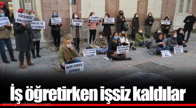 İş öğretirken işsiz kaldılar