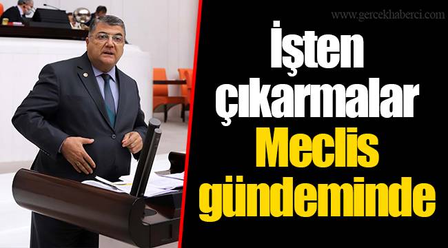 İşten çıkarmalar Meclis gündeminde