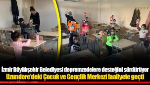 İzmir Büyükşehir Belediyesi depremzedelere desteğini sürdürüyor