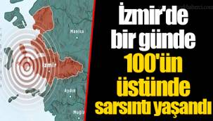 İzmir'de bir günde 100'ün üstünde sarsıntı yaşandı