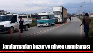 Jandarmadan huzur ve güven uygulaması