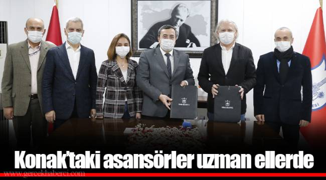 Konak’taki asansörler uzman ellerde